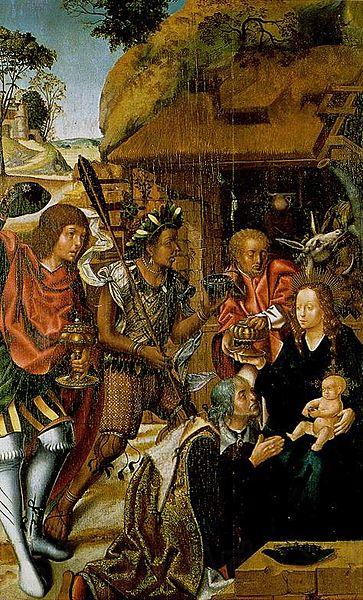 Vasco Fernandes The Adoration of the Magi France oil painting art